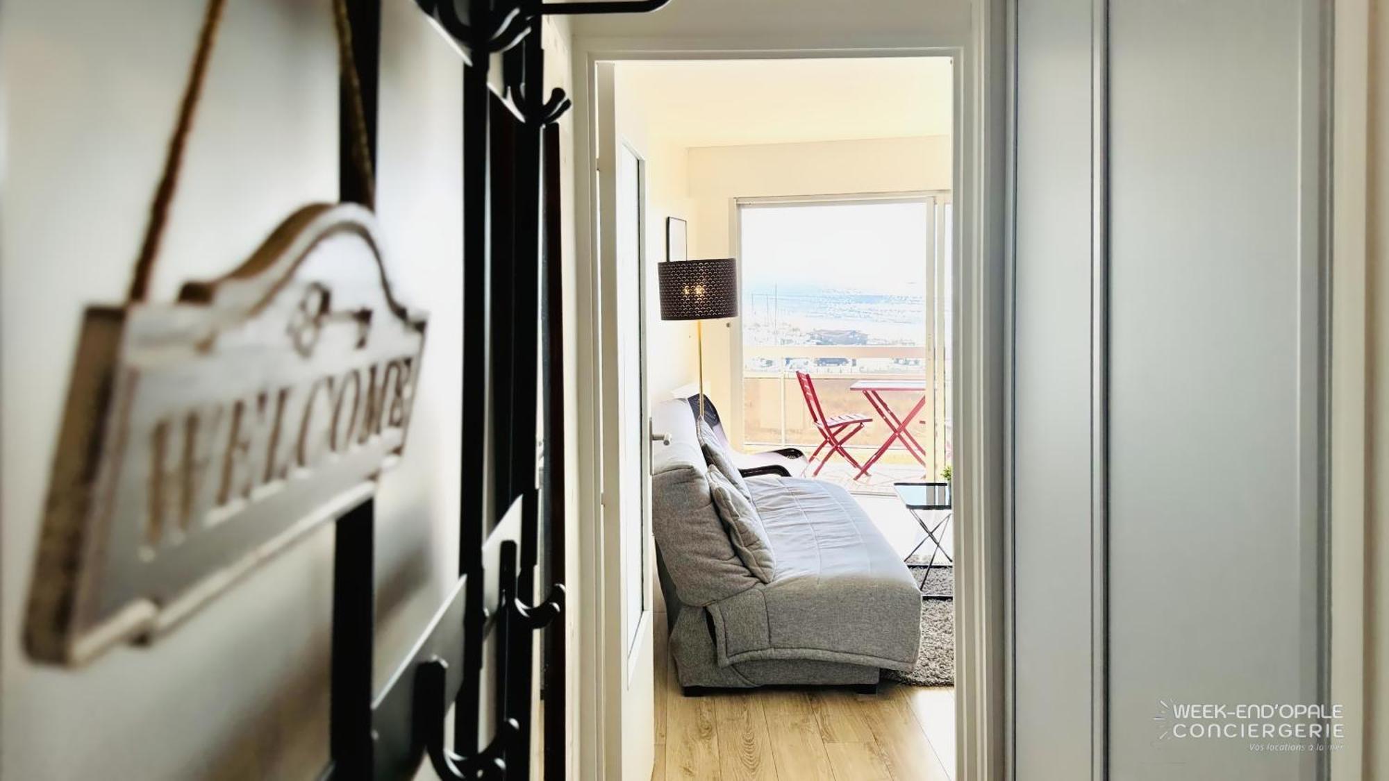 Appartement Vue Mer Au Pied De La Plage De 멜리몽-플라주 외부 사진