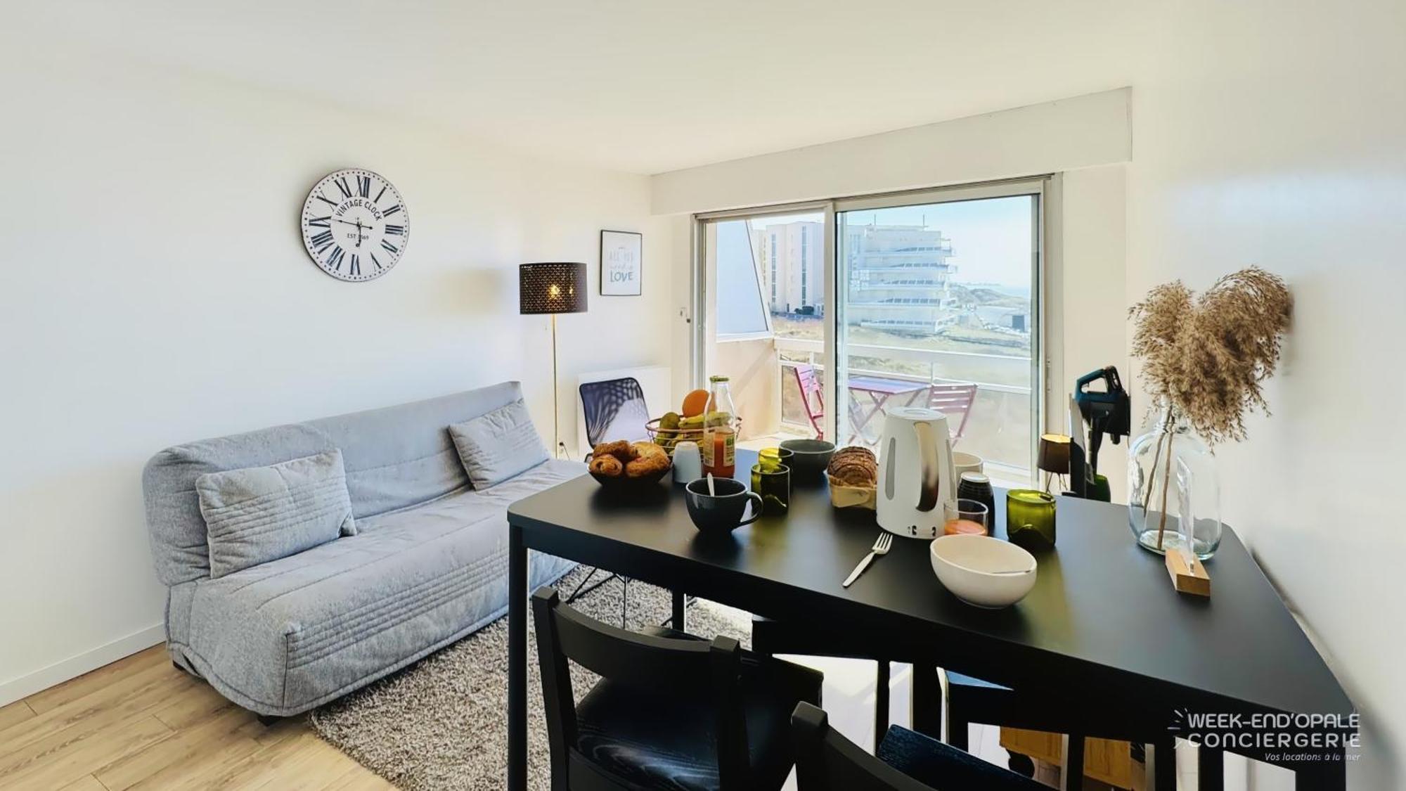 Appartement Vue Mer Au Pied De La Plage De 멜리몽-플라주 외부 사진